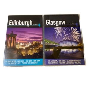 Edinburgh Capital Of The North & Glasgow Dvd City Your History Lot Of 2 Travel